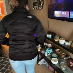 North face 550 black puffer